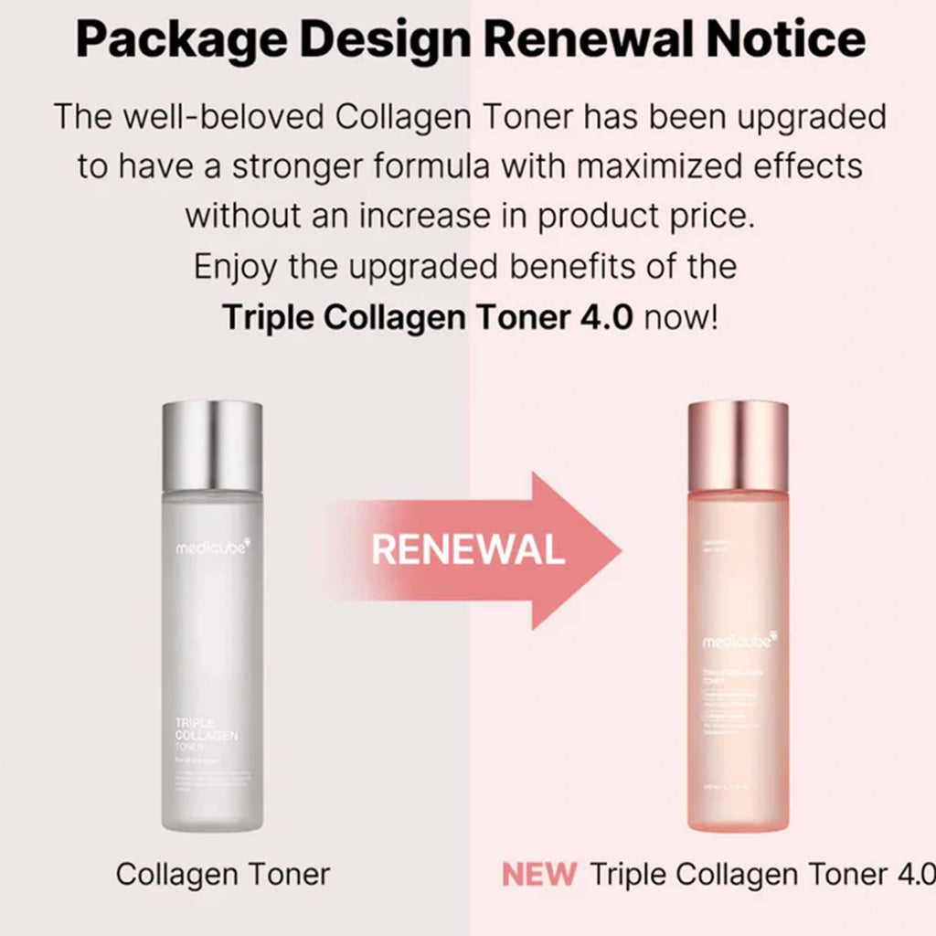 Medicube Triple Collagen Toner 140ml Bottle
