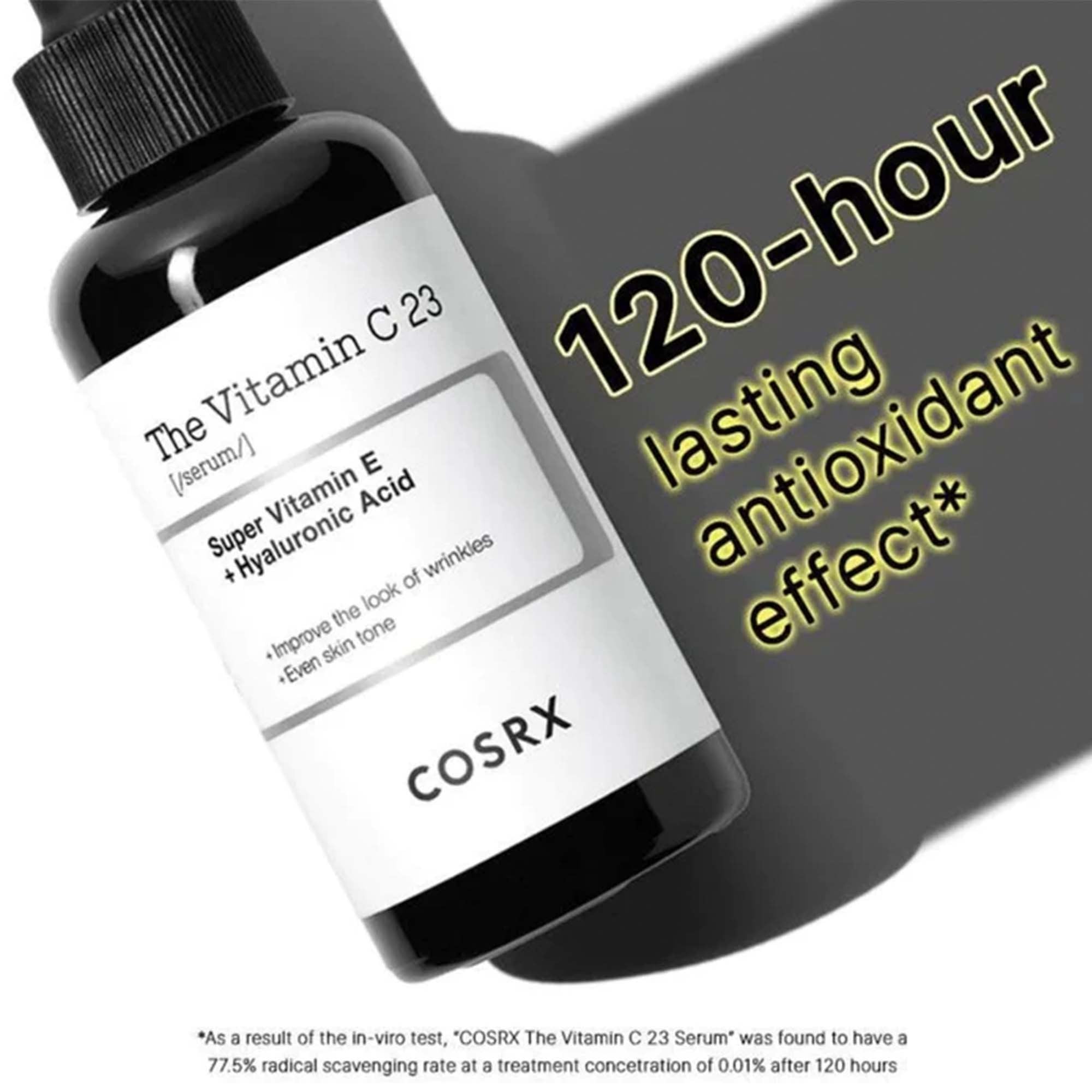 COSRX The Vitamin C 23 Super Vitamin E + Hyaluronic Acid 20g Pipette Bottle