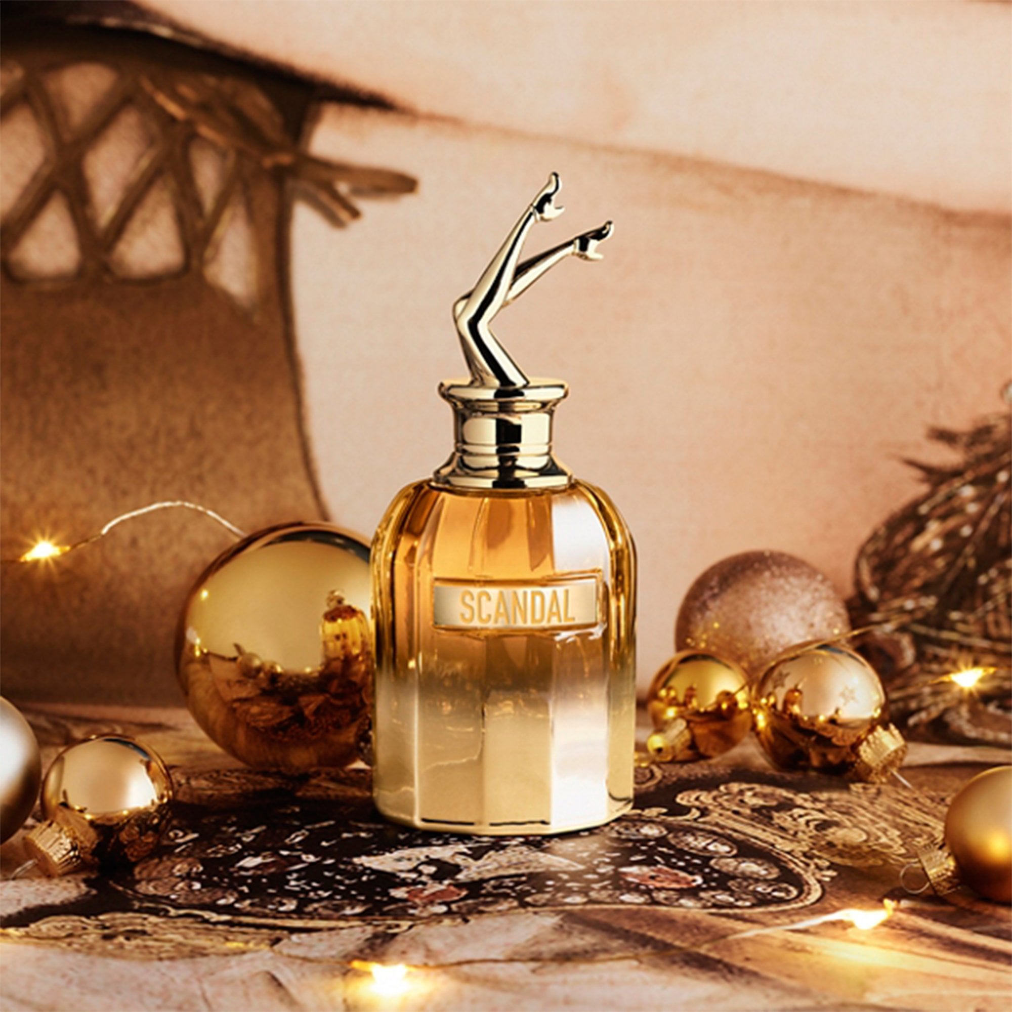 Jean Paul Gaultier Scandal Absolu Eau De Parfum 80ml & Travel Spray 10ml & Body Lotion 75ml Gift Set