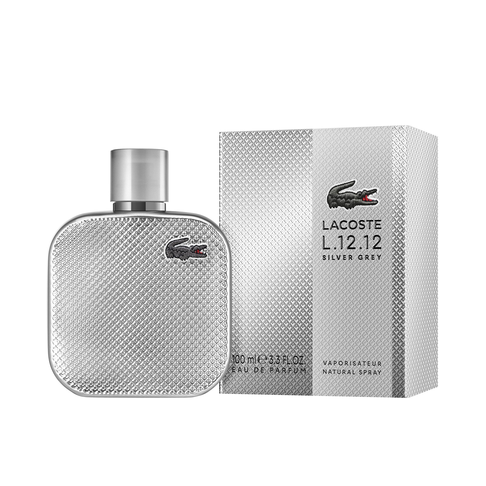 Lacoste L1212 Silver Grey Eau De Parfum 100ml Spray