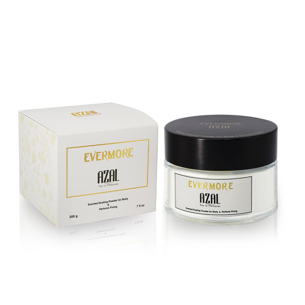 AZAL Evermore Scented Dusting Powder For Body & Perfume Fixing 200g Jar