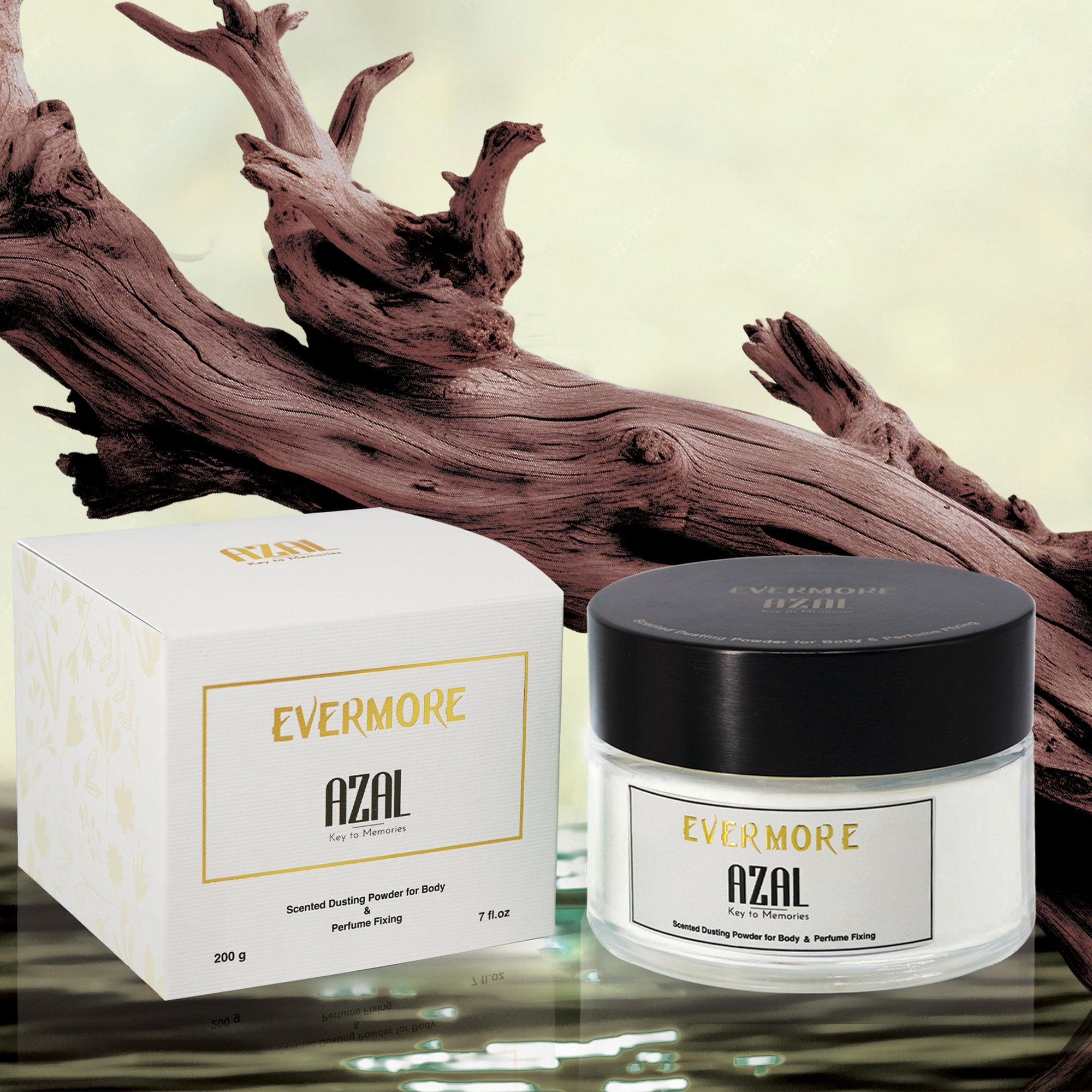 AZAL Evermore Scented Dusting Powder For Body & Perfume Fixing