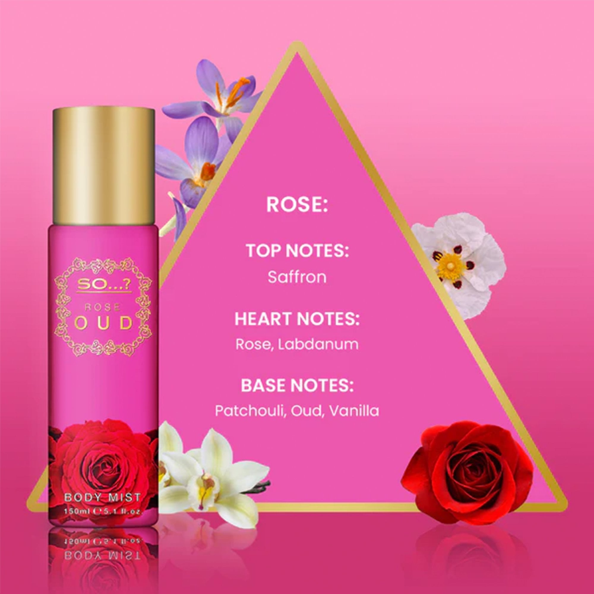 So...? Rose Oud Body Mist 150ml Spray
