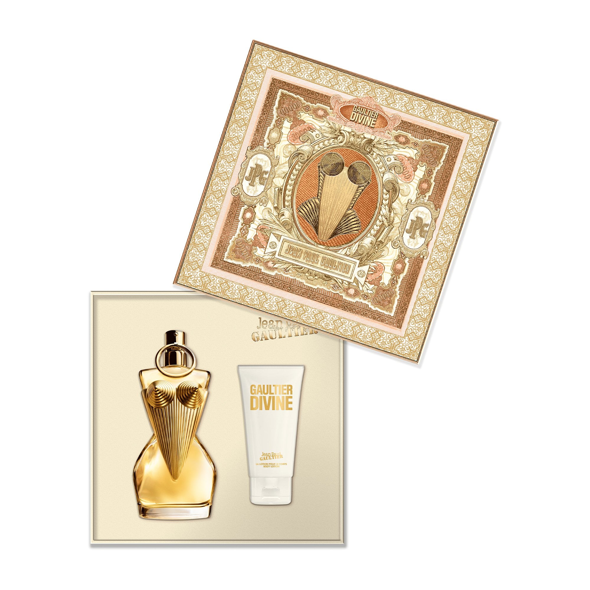 Jean Paul Gaultier Divine Eau De Parfum 50ml & Body Lotion 75ml Gift Set