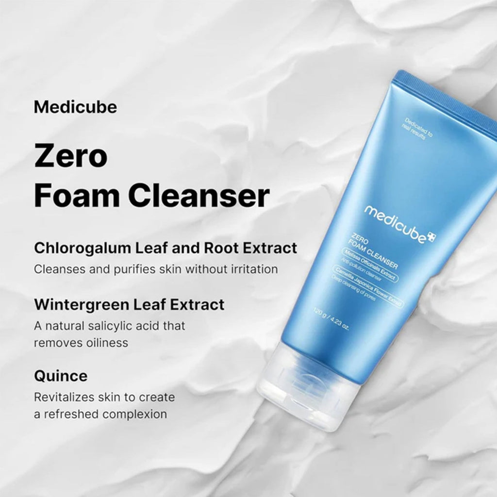 Medicube Zero Pore Foam Cleanser 120g Tube