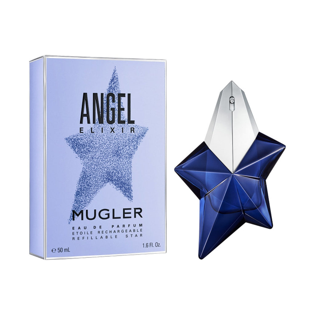 Mugler Angel Elixir Eau De Parfum 50ml Refillable Spray