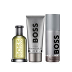 BOSS Bottled Eau De Toilette 100ml & Shower Gel 100ml & Deodorant Spray 150ml Gift Set