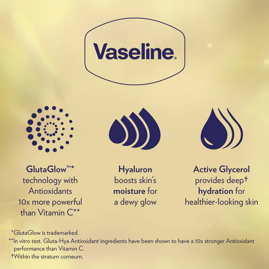 Vaseline Gluta-Hya Flawless Tone Serum Burst Lotion 200ml Tube