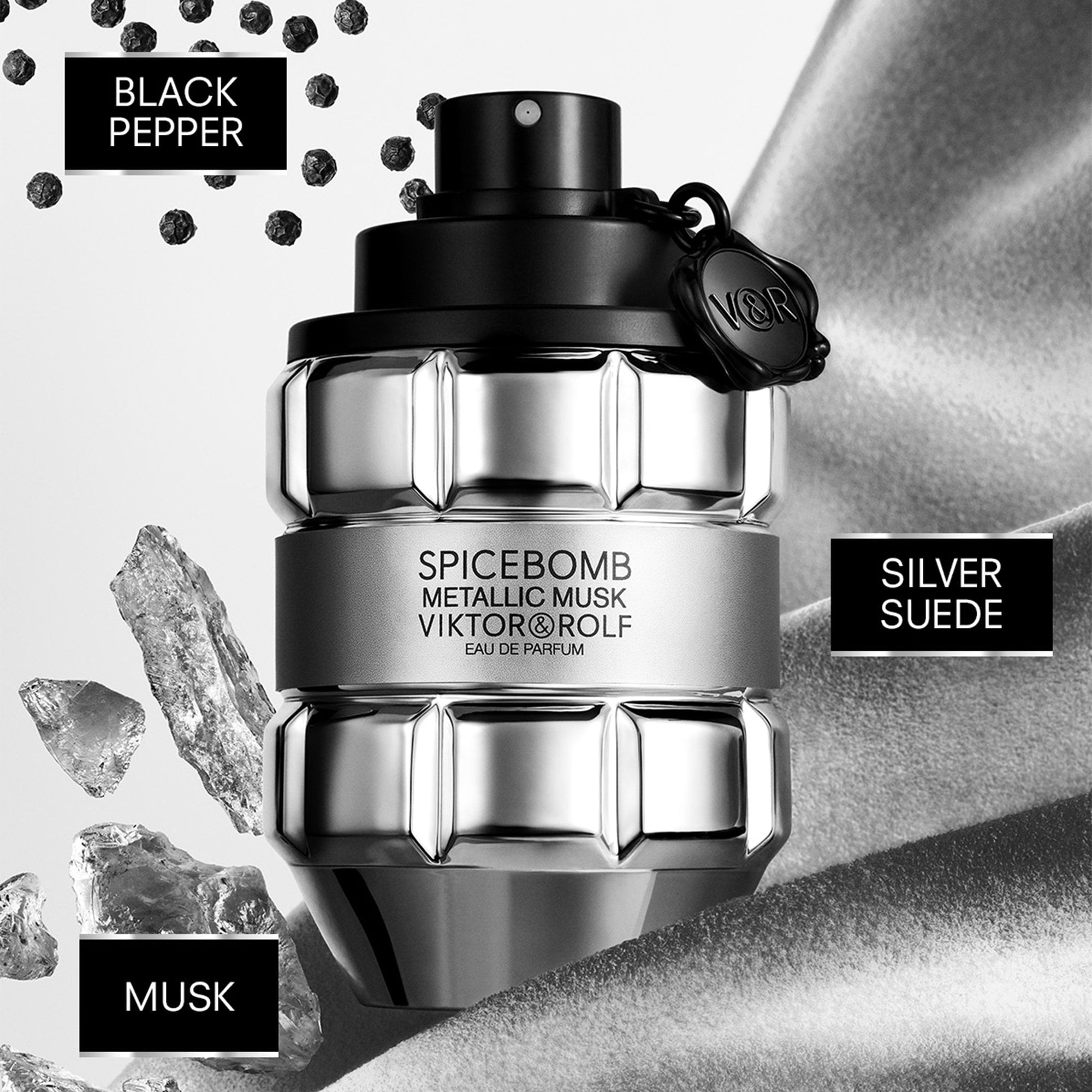 Viktor & Rolf Spicebomb Metallic Musk Eau De Parfum 90ml Spray