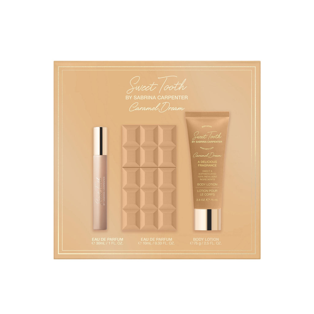 Sweet Tooth Caramel Dream Eau De Parfum 30ml & Travel Spray 10ml & Lotion 75ml Gift Set
