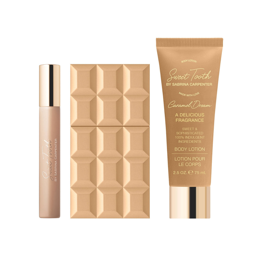 Sweet Tooth Caramel Dream Eau De Parfum 30ml & Travel Spray 10ml & Lotion 75ml Gift Set