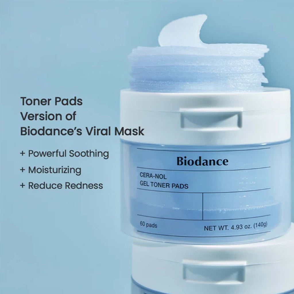 Biodance Hydro Cera-Nol Gel Toner Pad 60pcs Jar