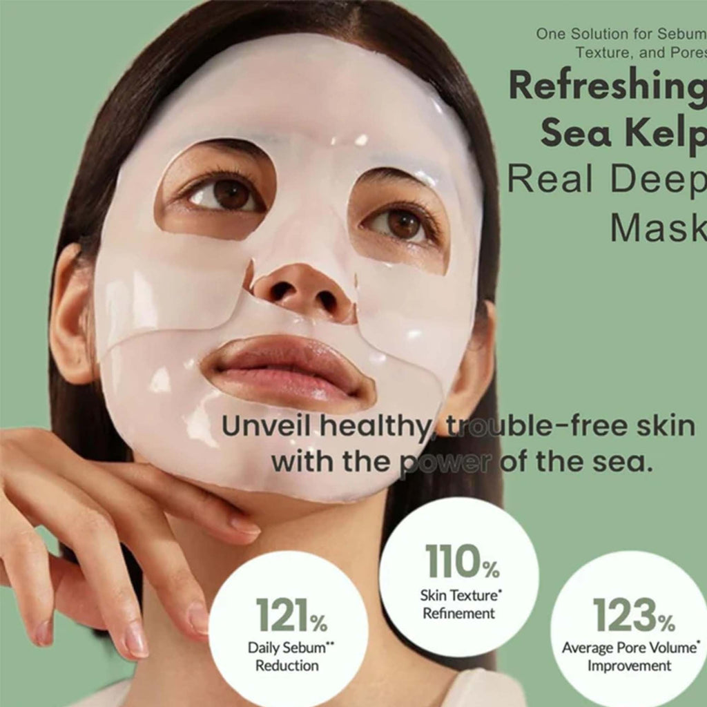 Biodance Refreshing Sea Kelp Sheet Face Mask 4pcs Sachets