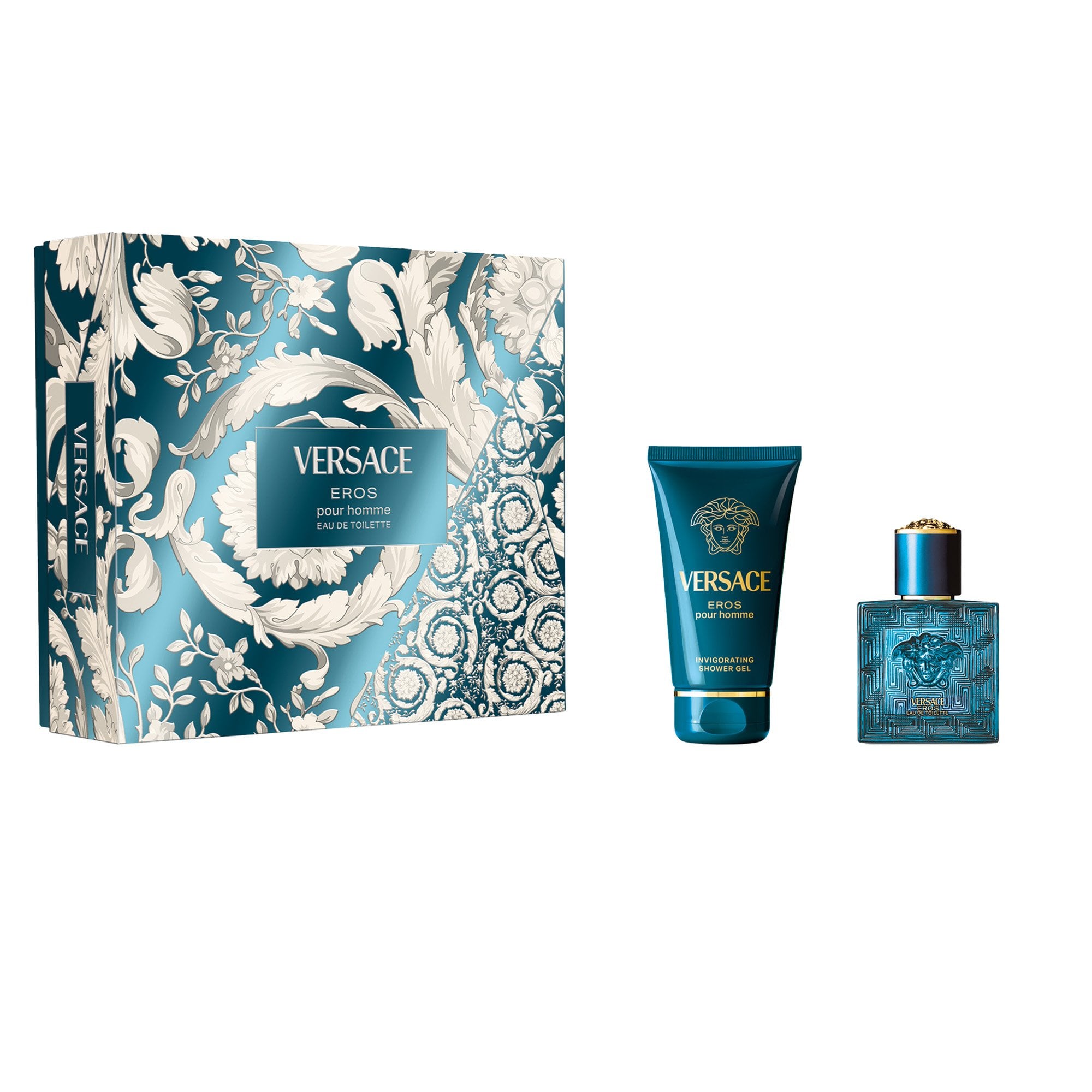 Versace Eros Eau De Toilette 30ml & Shower Gel 50ml Gift Set