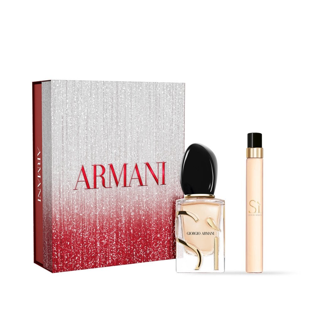Giorgio Armani Si Eau De Parfum 30ml & Travel Spray 10ml Gift Set