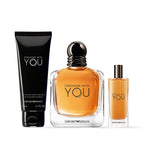 Giorgio Armani Stronger With You Eau De Toilette 100ml & Travel Spray 10ml & Shower Gel 75ml Gift Se
