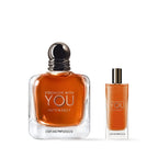 Giorgio Armani Stronger With You Intensely Eau De Parfum 100ml & Travel Spray 15ml Gift Set