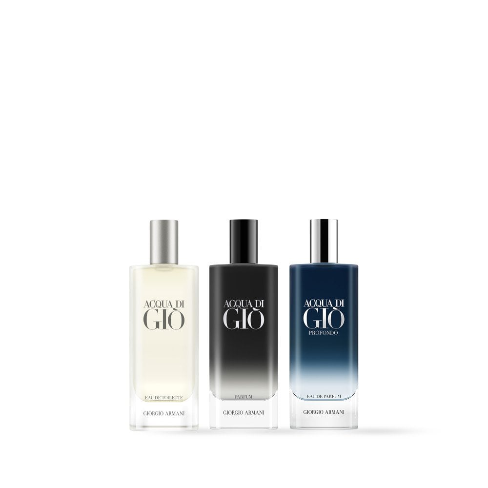 Giorgio Armani Acqua Di Gio Eau De Toilette 15ml & Eau De Parfum 15ml & Parfum 15ml Gift Set