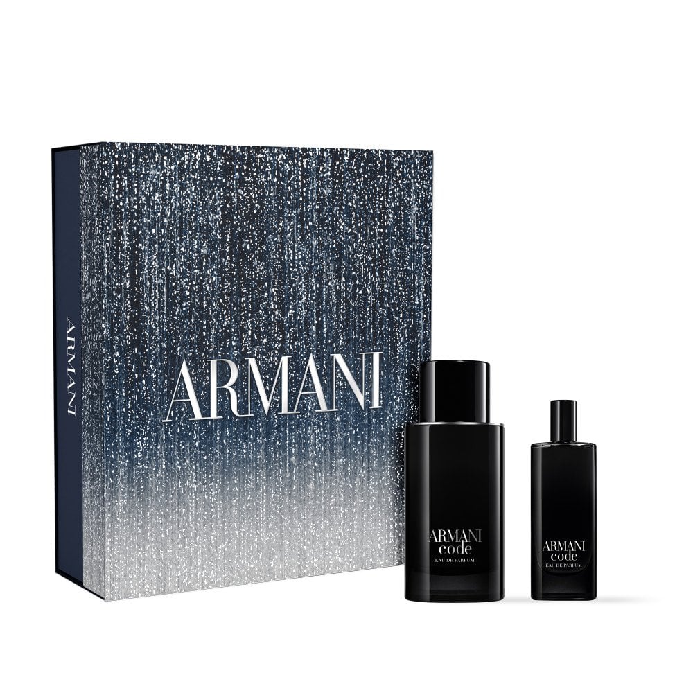 Giorgio Armani Code Eau De Parfum 75ml & Travel Spray 15ml Gift Set