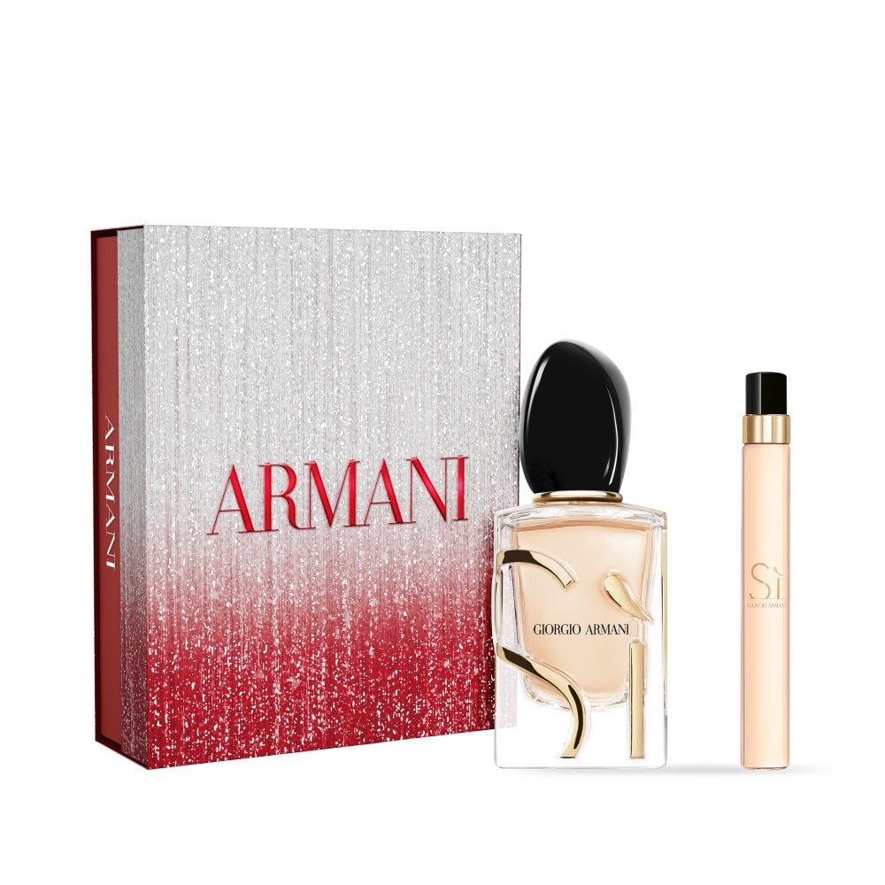 Armani Si Eau De Parfum 50ml & Travel Spray 10ml Gift Set