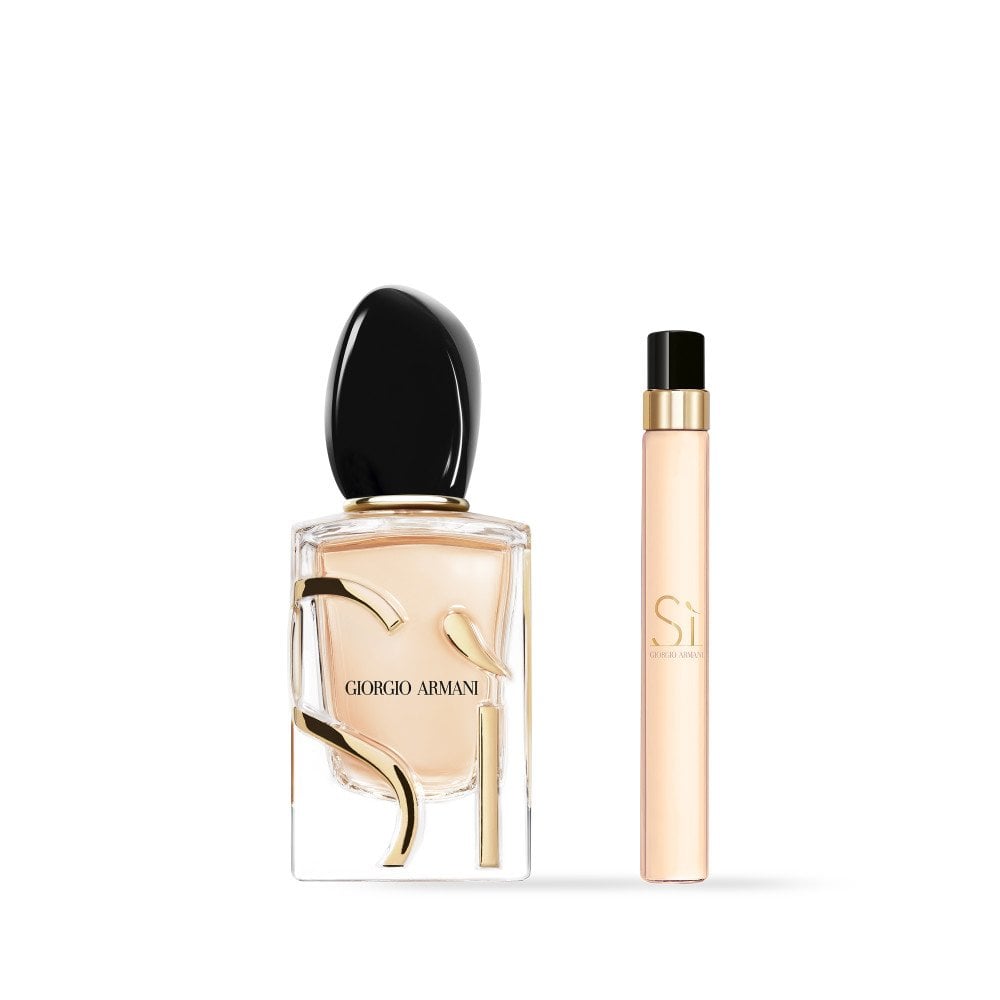 Giorgio Armani Si Eau De Parfum 50ml & Travel Spray 10ml Gift Set