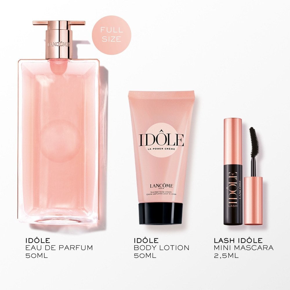 Lancome Idôle Eau De Parfum 50ml & Body Lotion 50ml & Mini Mascara Gift Set