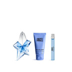 Mugler Angel Eau De Parfum 50ml & Travel Size 10ml & Body Lotion 50ml Gift Set