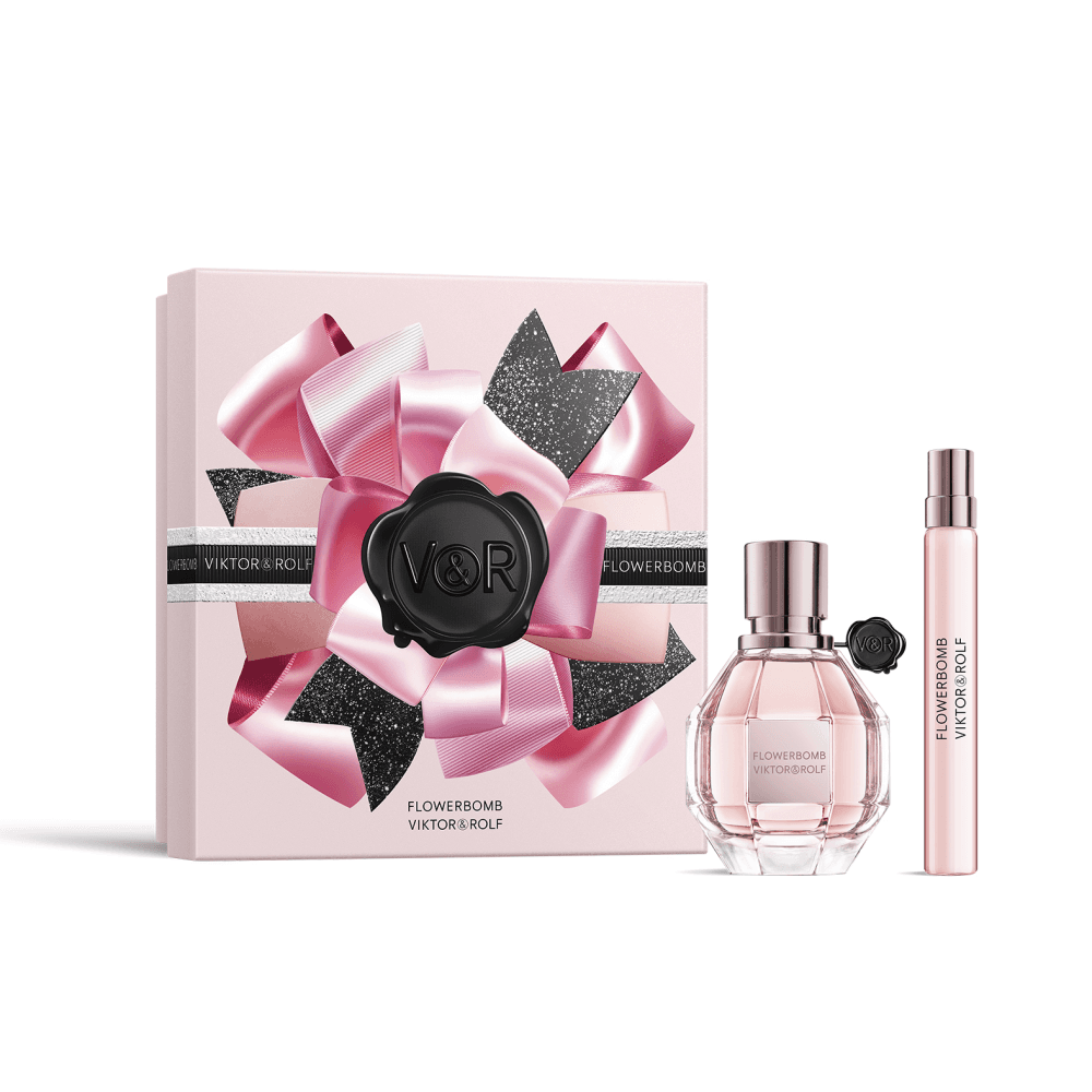 Viktor & Rolf Flowerbomb Eau De Parfum 50ml & Travel Spray 10ml Gift Set