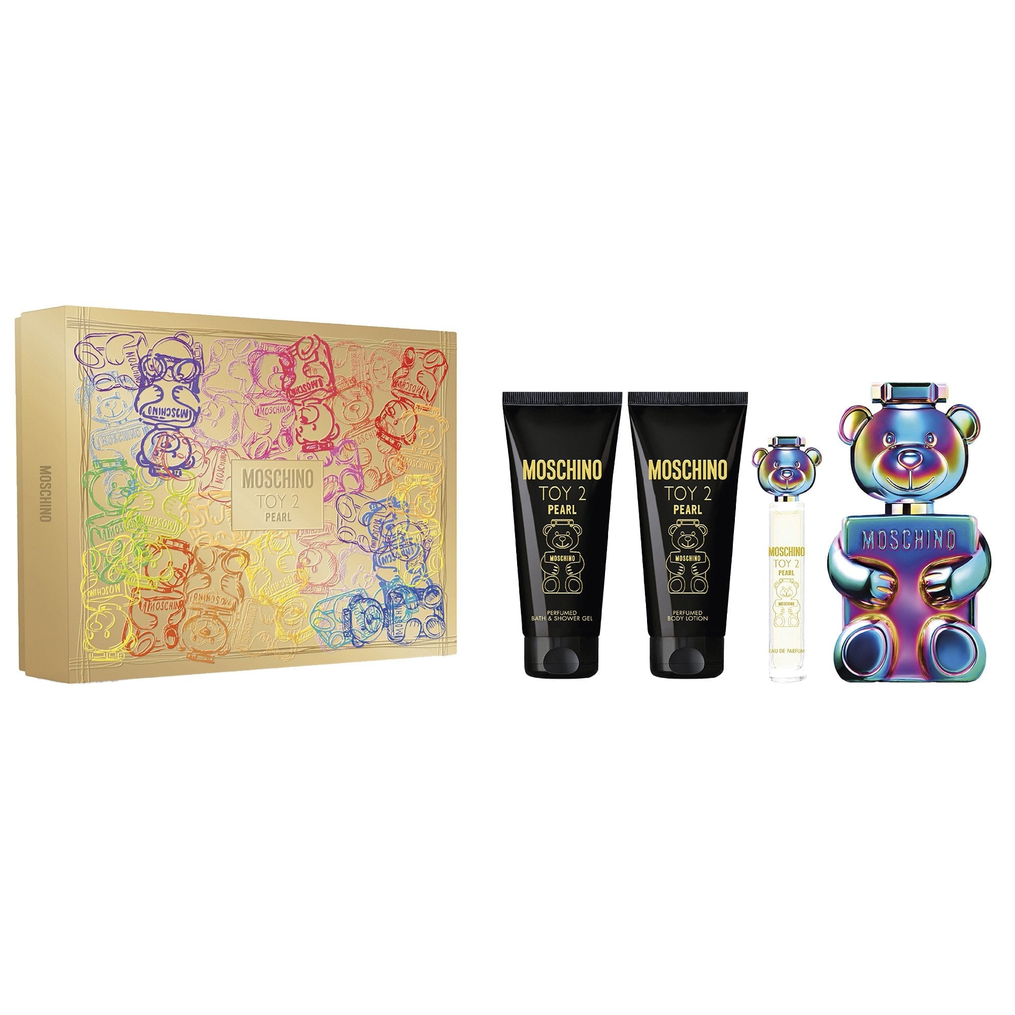Toy 2 Pearl EDP 100ml & Travel Spray 10ml & Shower Gel 100ml & Body Lotion 100ml Gift Set 25