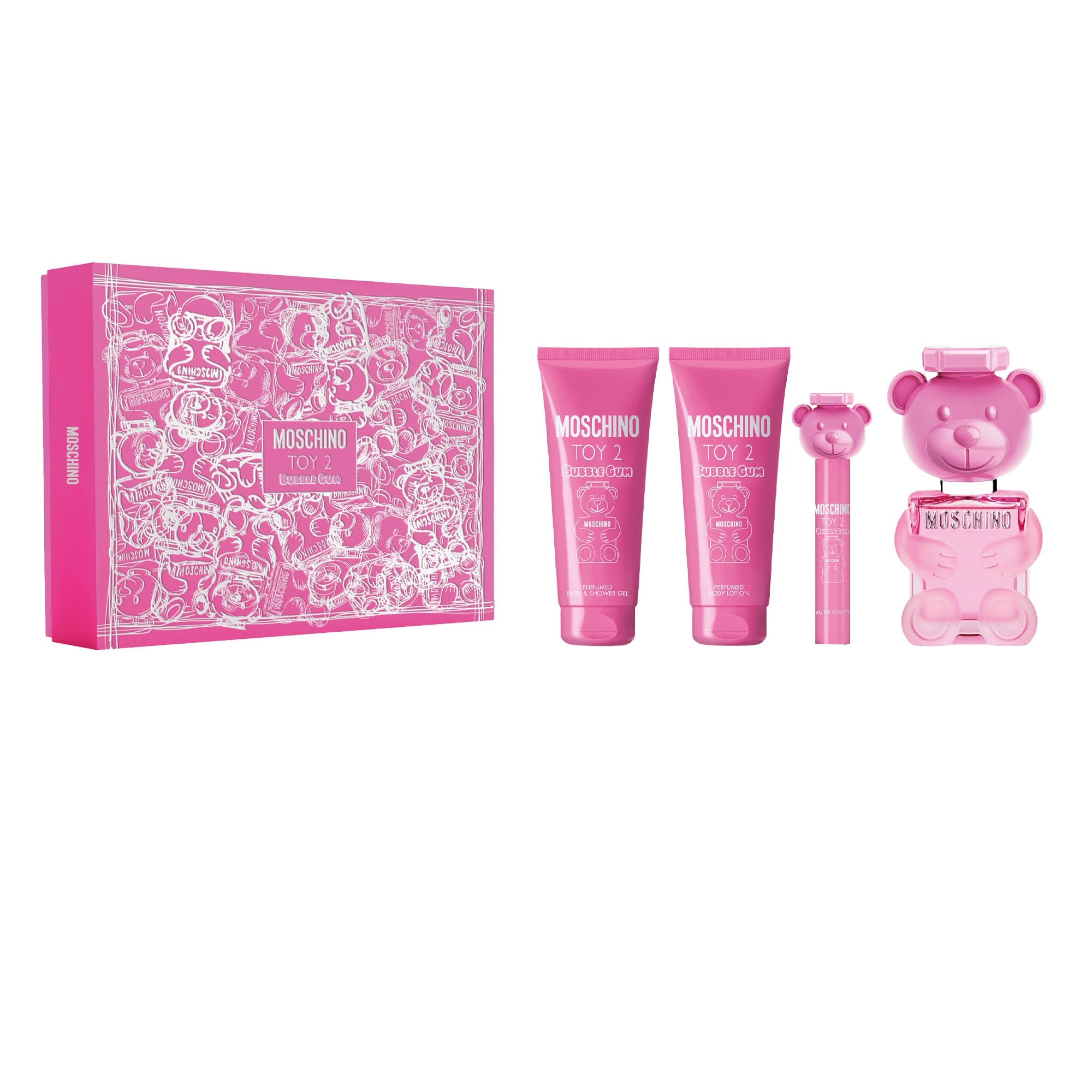 Toy 2 Bubblegum EDT 100ml & Travel Spray 10ml & Shower Gel 100ml & Body Lotion 100ml Gift Set