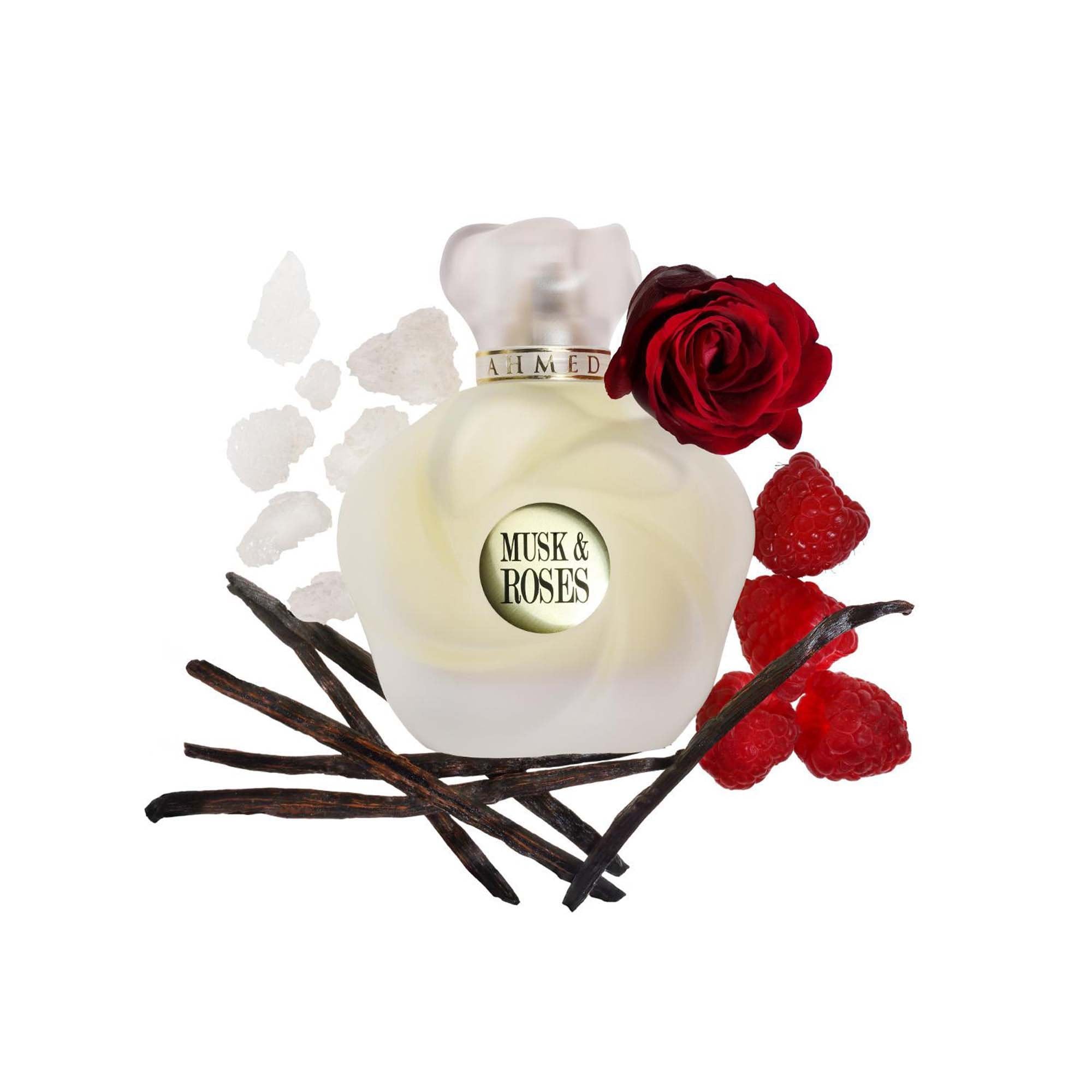 Ahmed Al Maghribi Musk & Rose Extrait De Parfum 75ml Spray