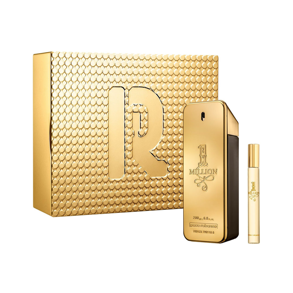 Rabanne 1 Million Eau De Toilette 200ml & Travel Spray 10ml Gift Set