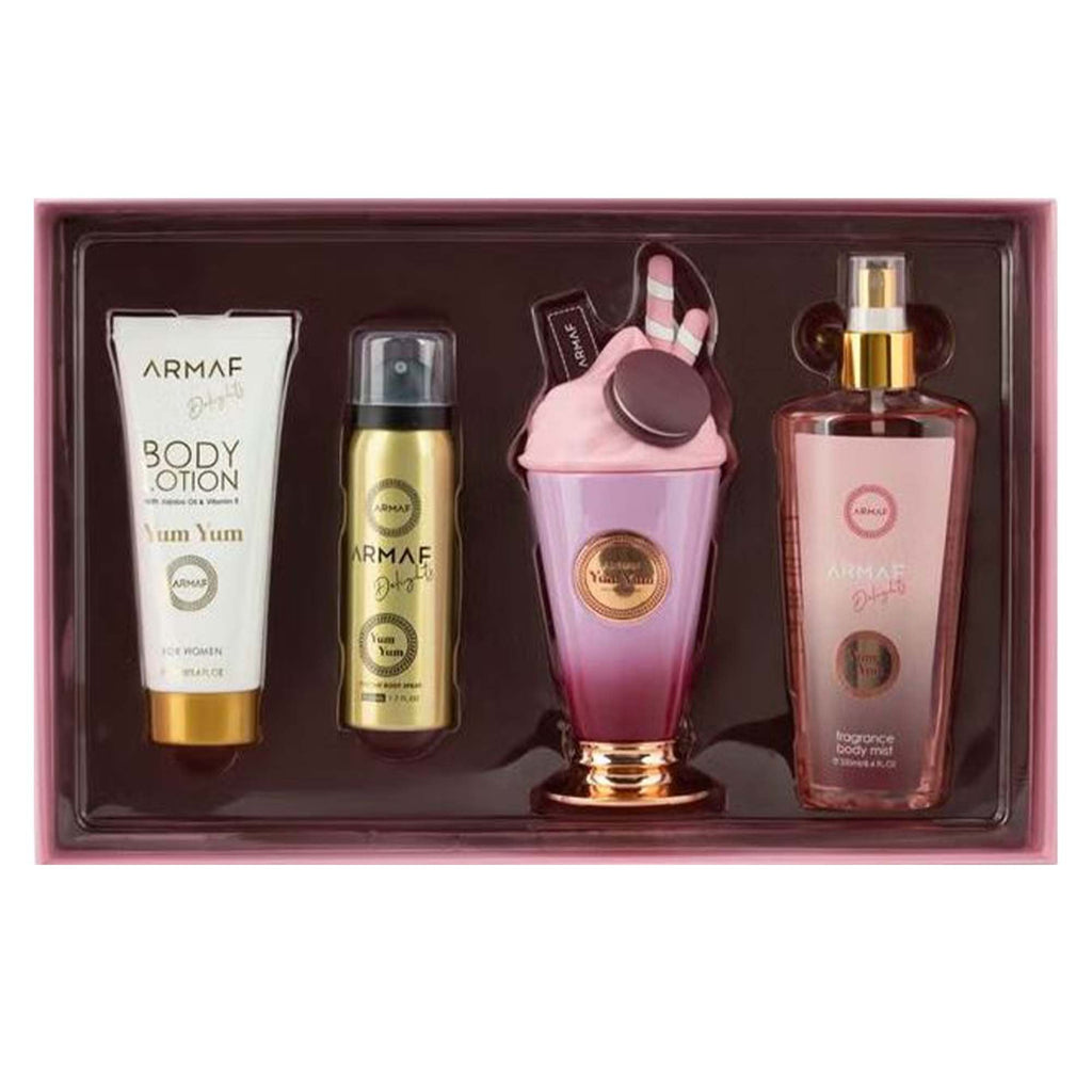 Armaf Yum Yum Eau De Parfum 100ml & Mist 250ml & Body Spray 50ml & Body Lotion 100ml Gift Set