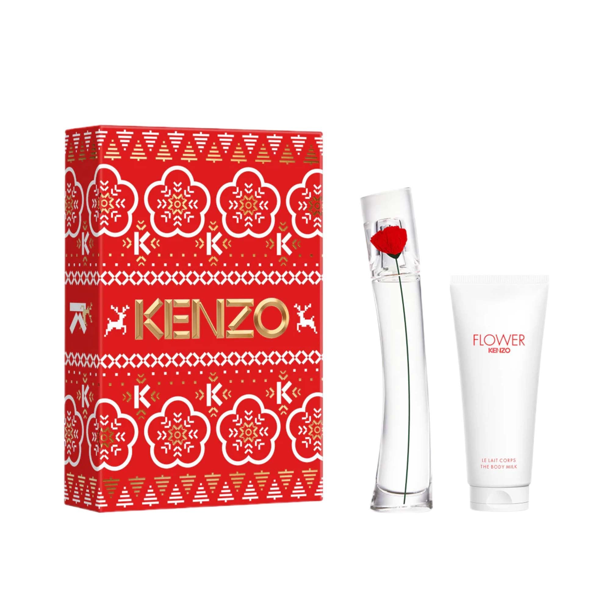 Flower by Kenzo Eau De Parfum 30ml & Body Milk 75ml Gift Set
