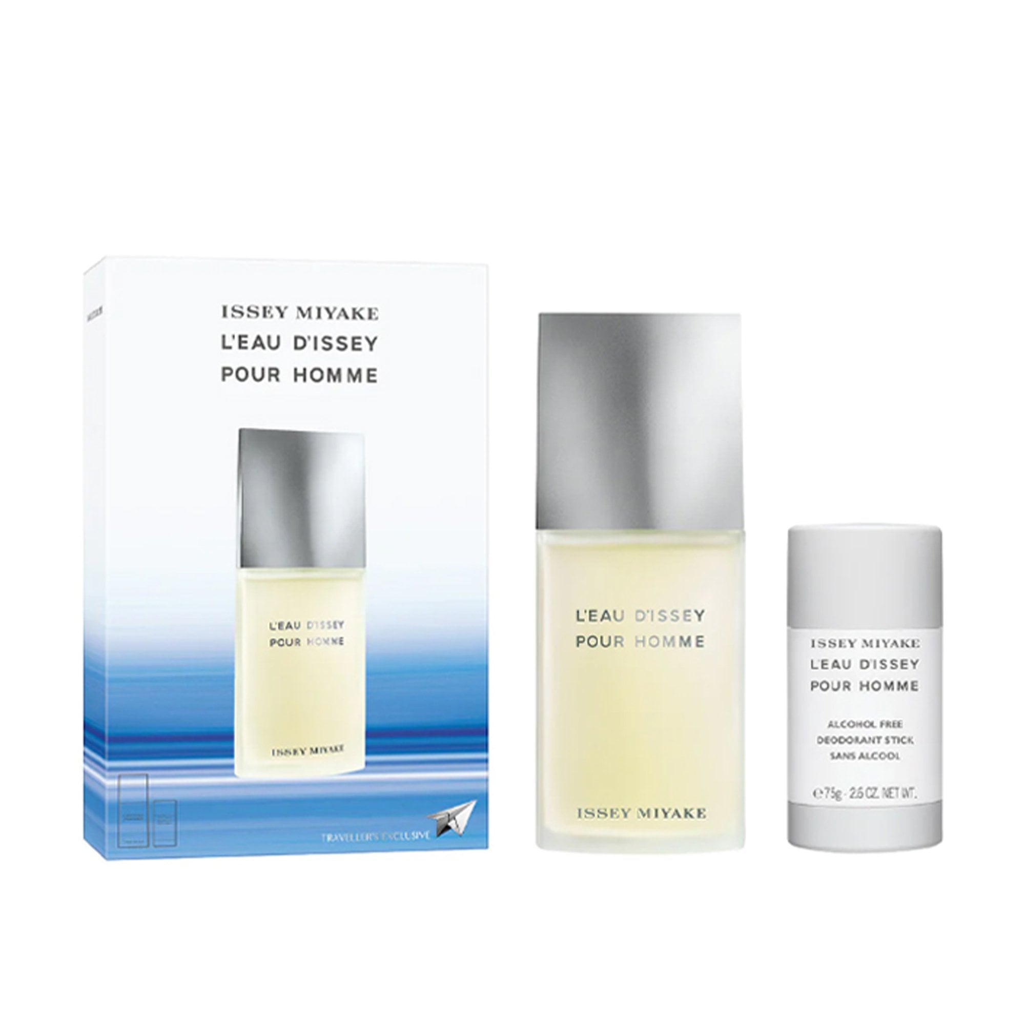 Issey Miyake L'eau D'issey Pour Homme Eau De Toilette 75ml & Deodorant Stick 75g Gift Set