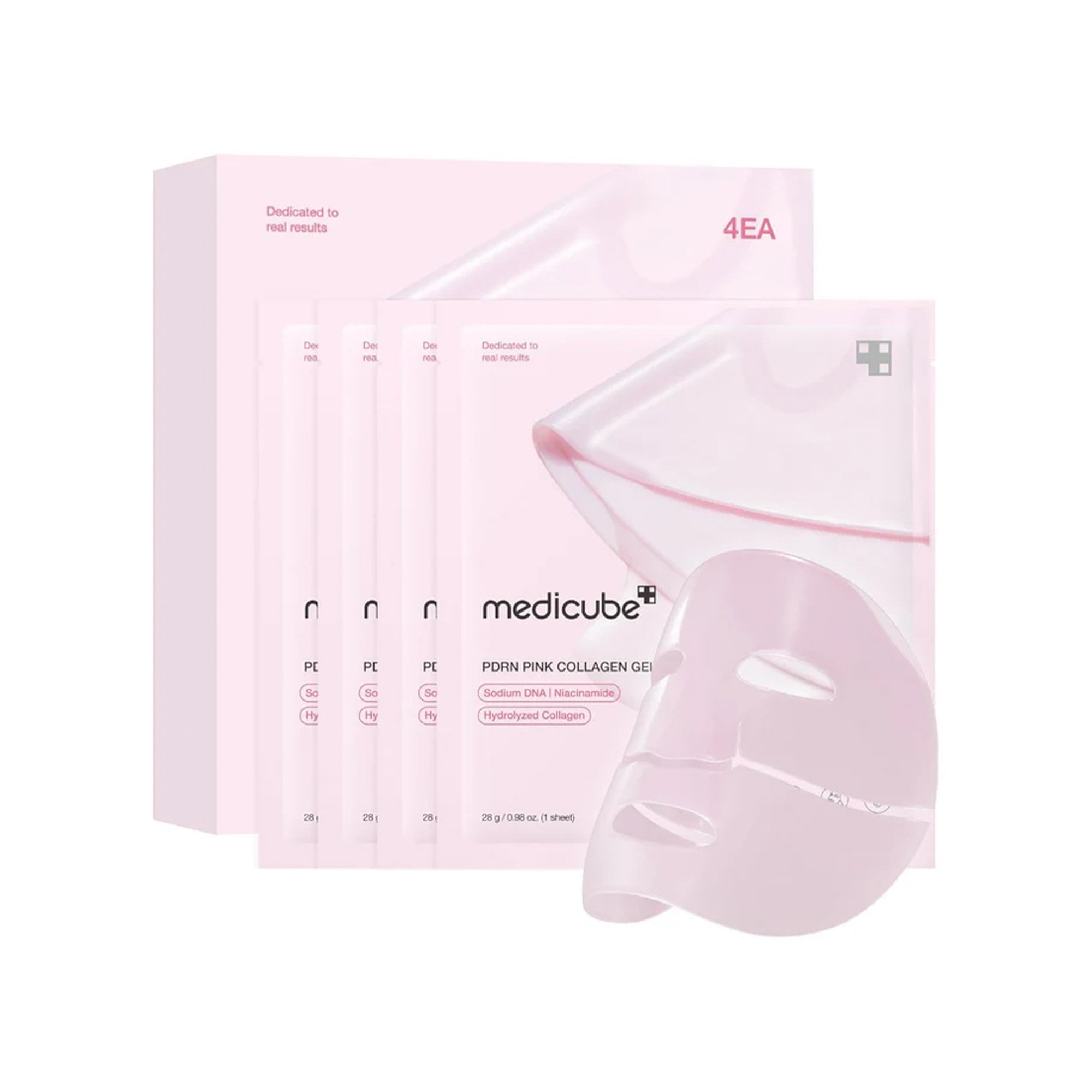 Medicube PDRN Pink Collagen Sheet Mask 4pcs Sachets