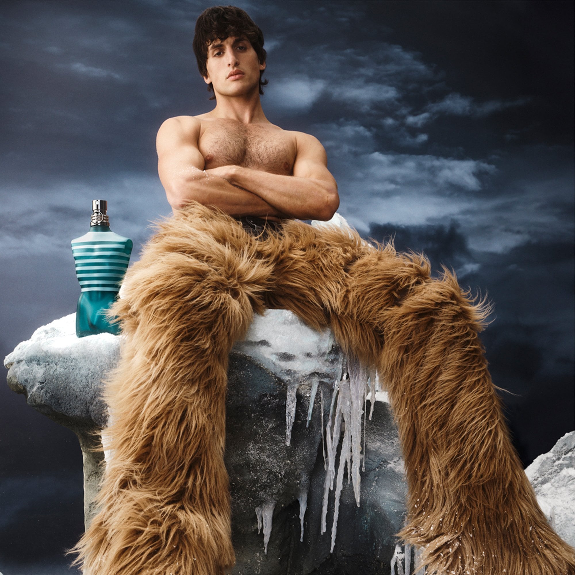 Jean Paul Gaultier ''Le Male'' Eau De Toilette 75ml & Travel Spray 10ml & Shower Gel 75ml Gift Set