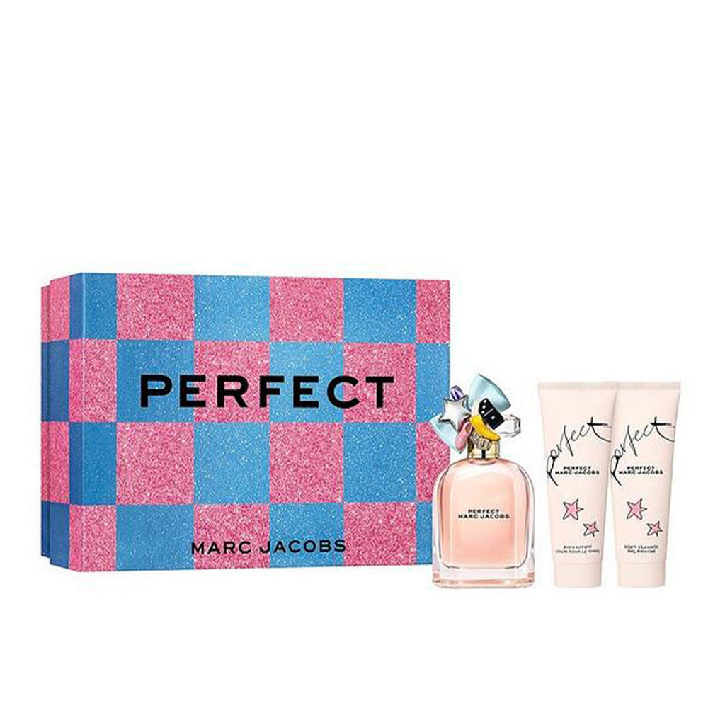Marc Jacobs Perfect Eau De Parfum 100ml & Shower Gel 75ml & Body Lotion 75ml Gift Set