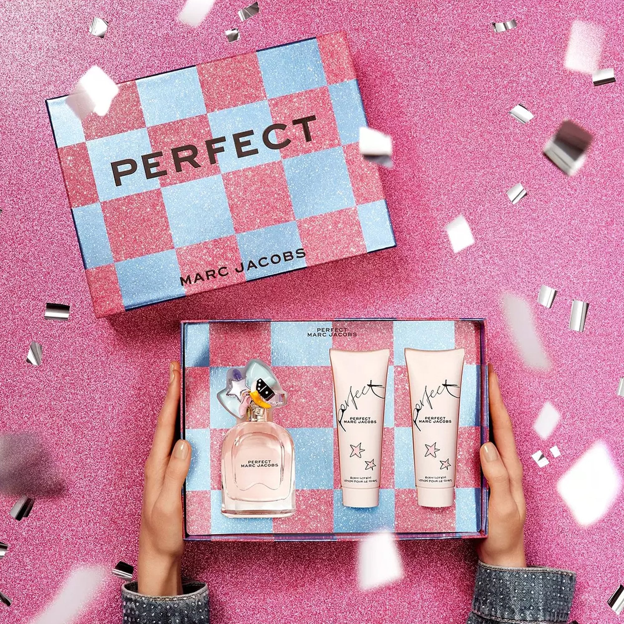 Marc Jacobs Perfect Eau De Parfum 100ml & Shower Gel 75ml & Body Lotion 75ml Gift Set