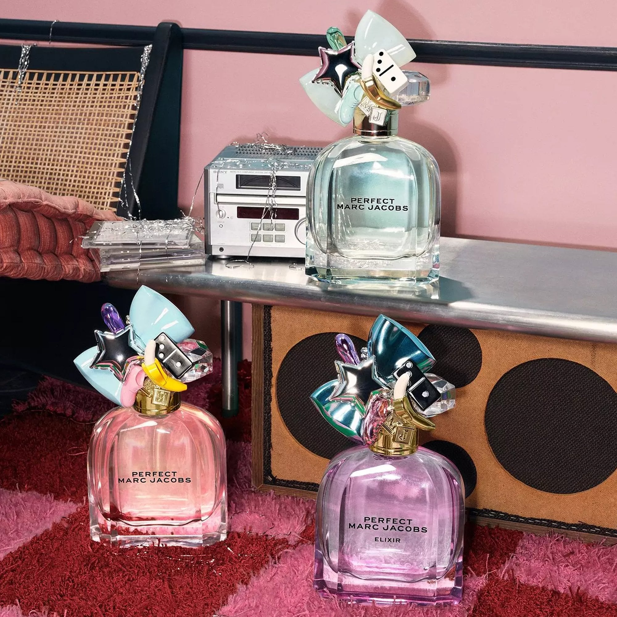 Marc Jacobs Perfect Eau De Parfum 100ml & Shower Gel 75ml & Body Lotion 75ml Gift Set