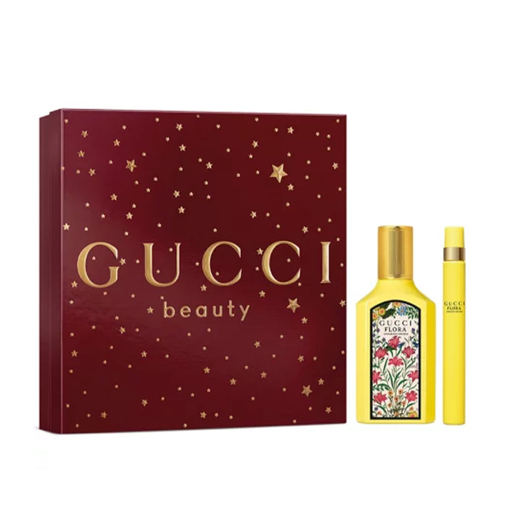 Gucci Flora Gorgeous Orchid Eau De Parfum 50ml & Travel Spray 10ml Gift Set