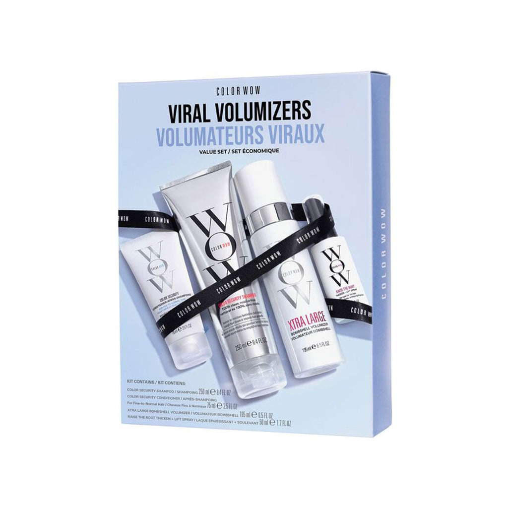 COLOR WOW Shampoo 250ml & Conditioner 250ml & Volumizer 195ml & Thicken + Lift Spray 50ml Gift Set