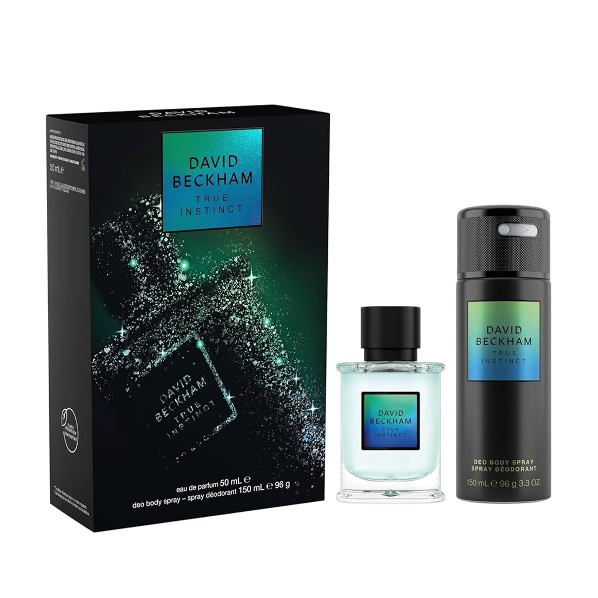 David Beckham True Instinct Eau De Parfum 50ml & Shower Gel 150ml Gift Set