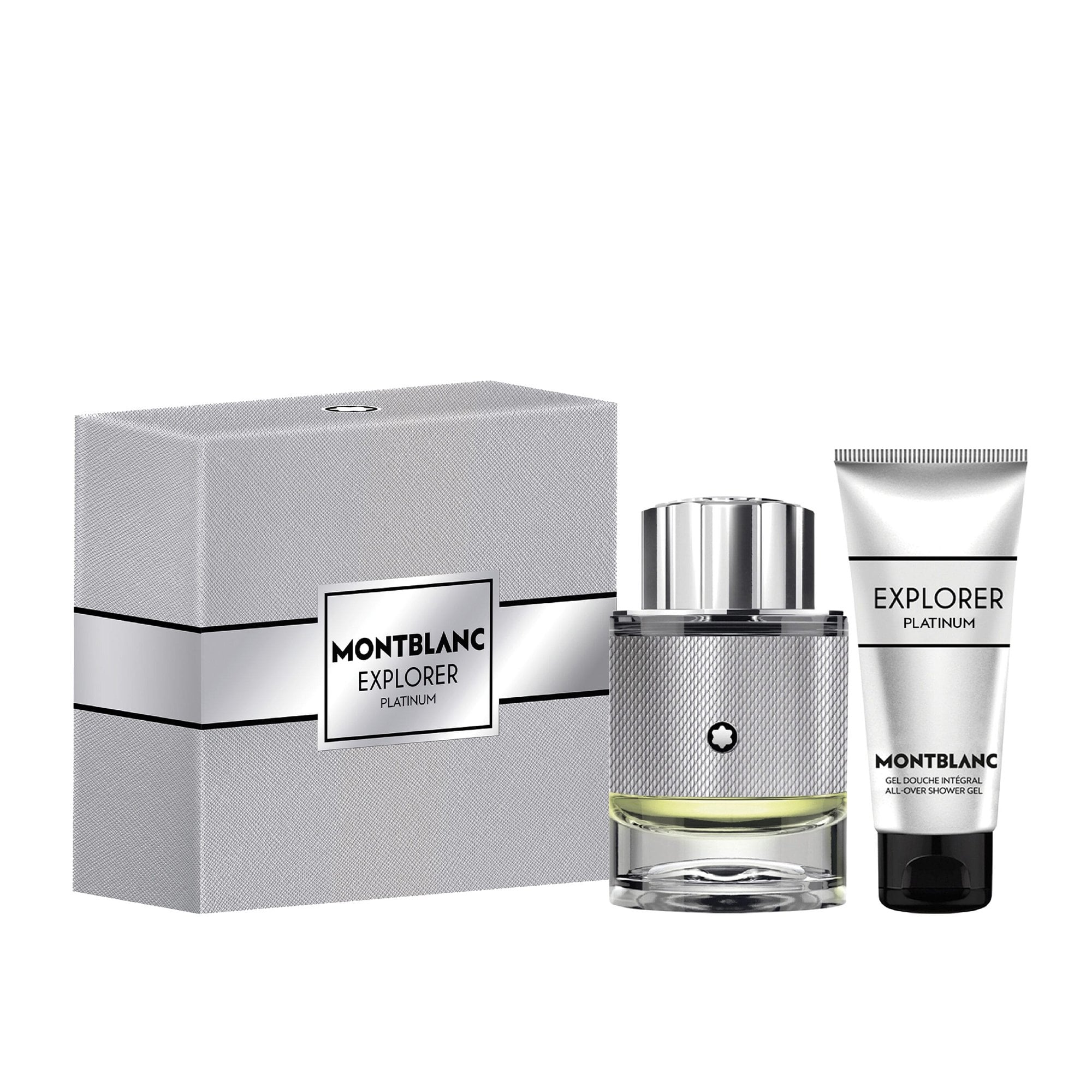 Montblanc Explorer Platinum Eau De Parfum 60ml & Shower Gel 100ml Gift Set