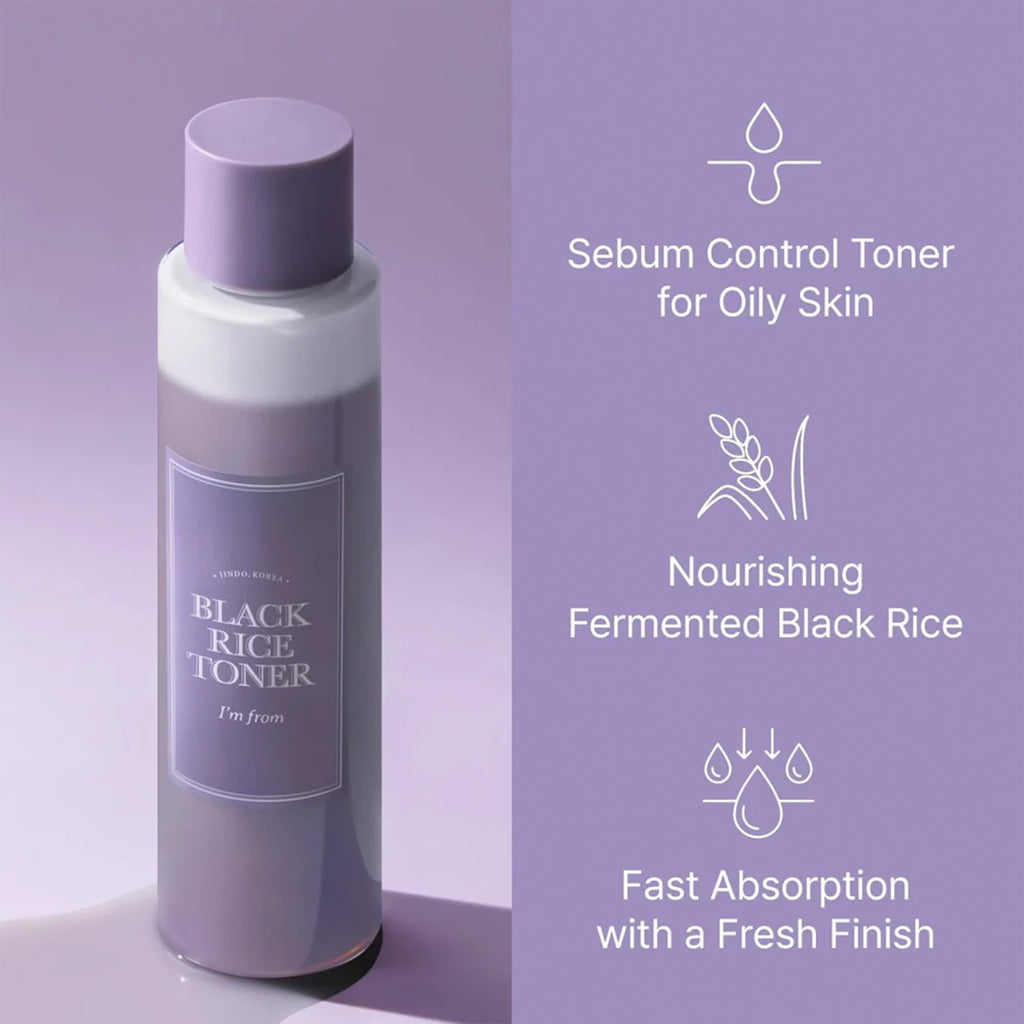 I'm From Black Rice Toner 150ml Bottle