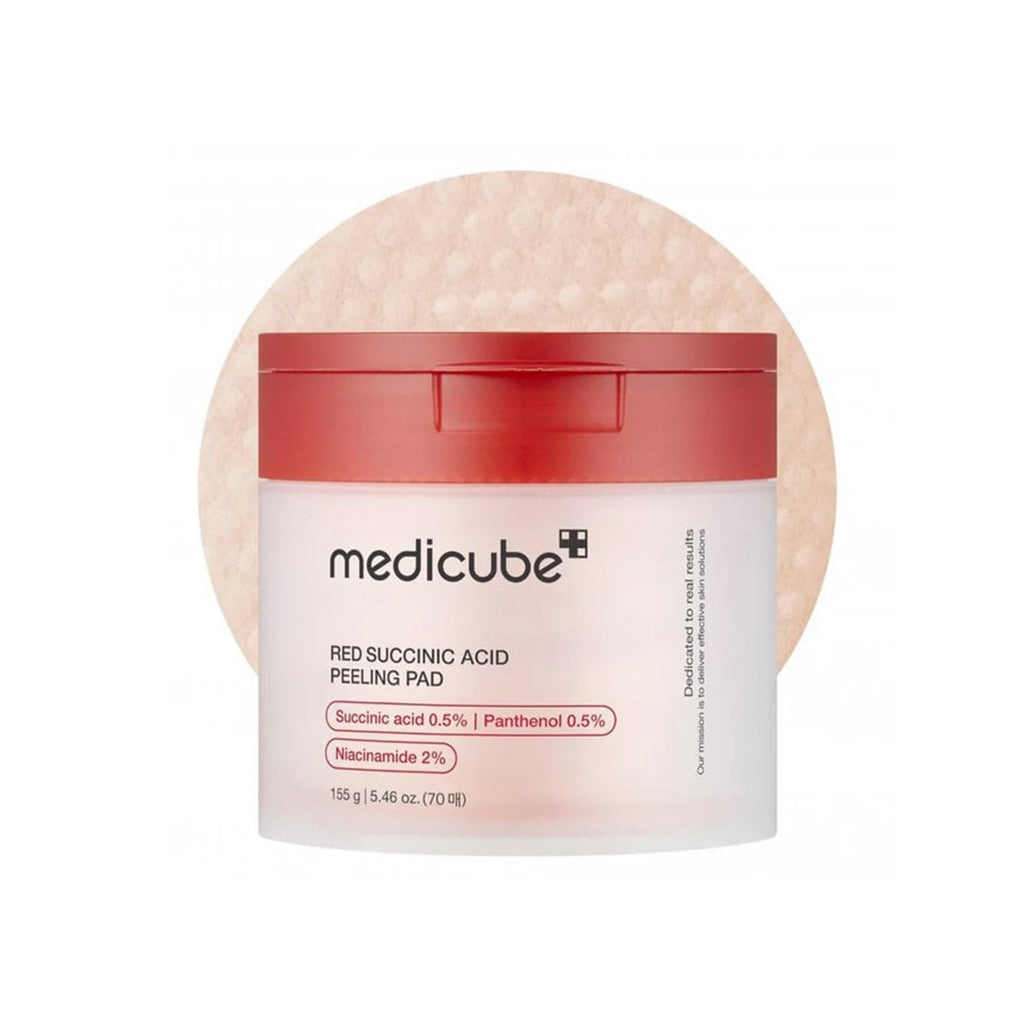 Medicube Red Succinic Acid Peeling Pad 155g Tub