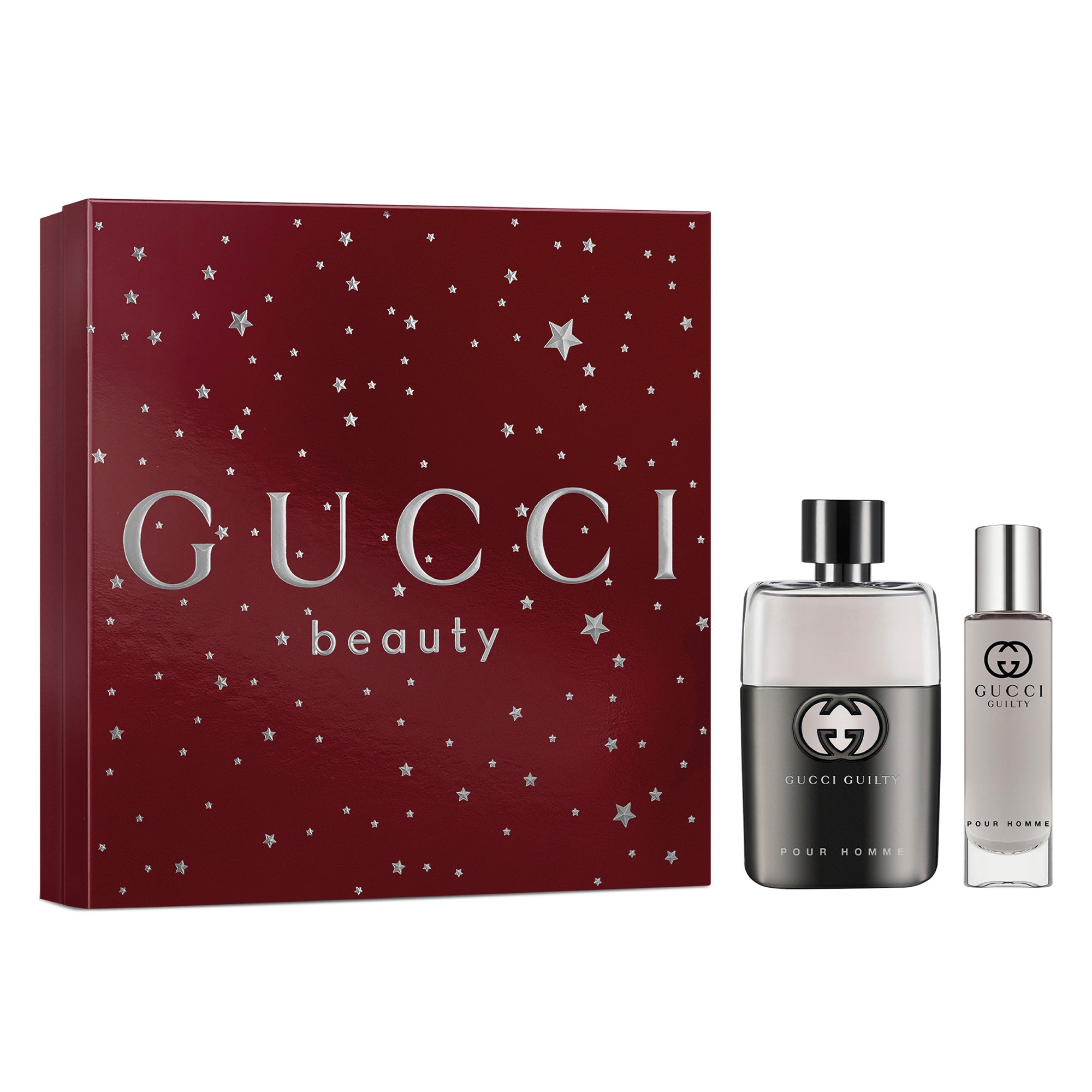 Gucci Guilty Pour Homme Eau De Toilette 50ml & Travel Spray 15ml Gift Set