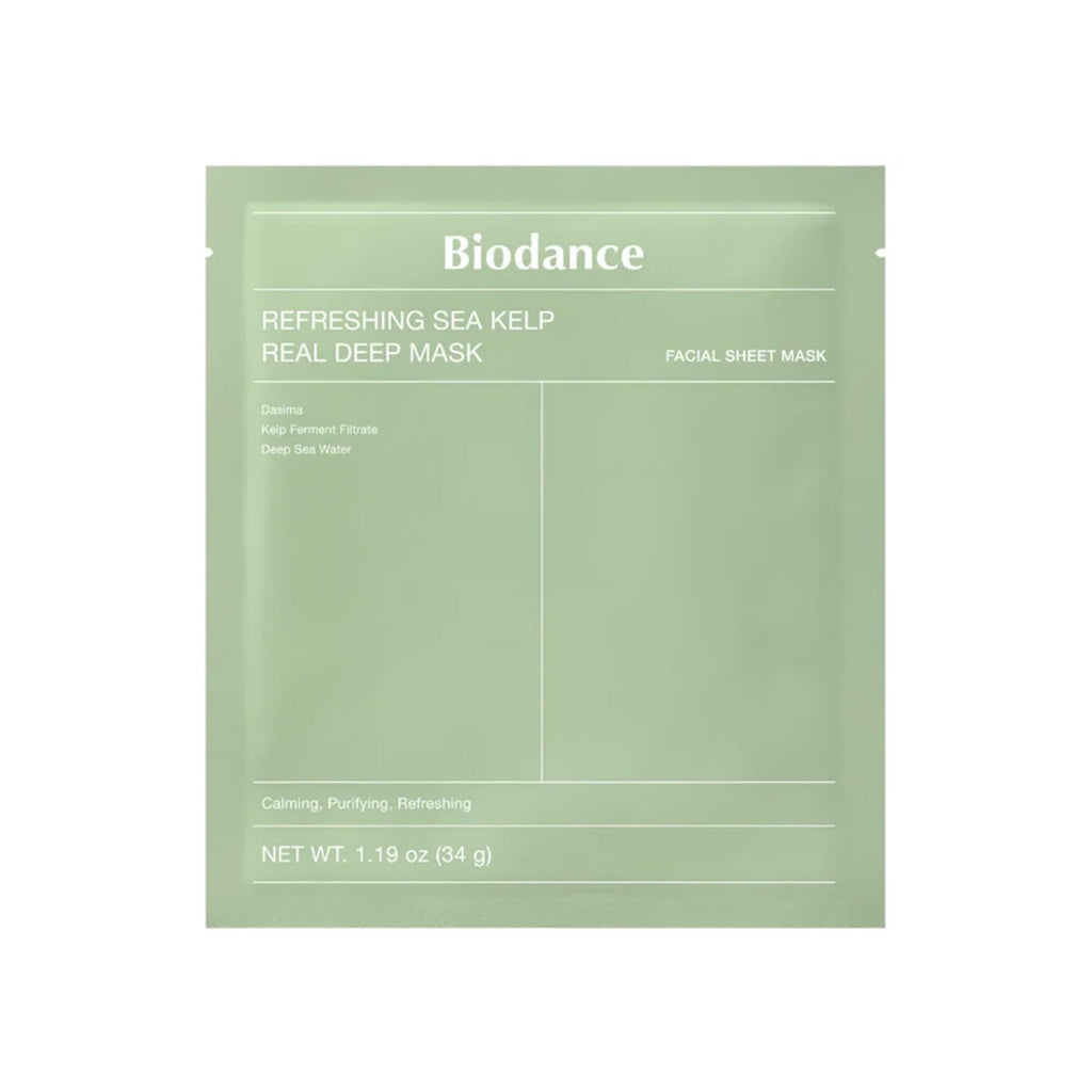 Biodance Refreshing Sea Kelp Sheet Face Mask 1pc Sachets/Units