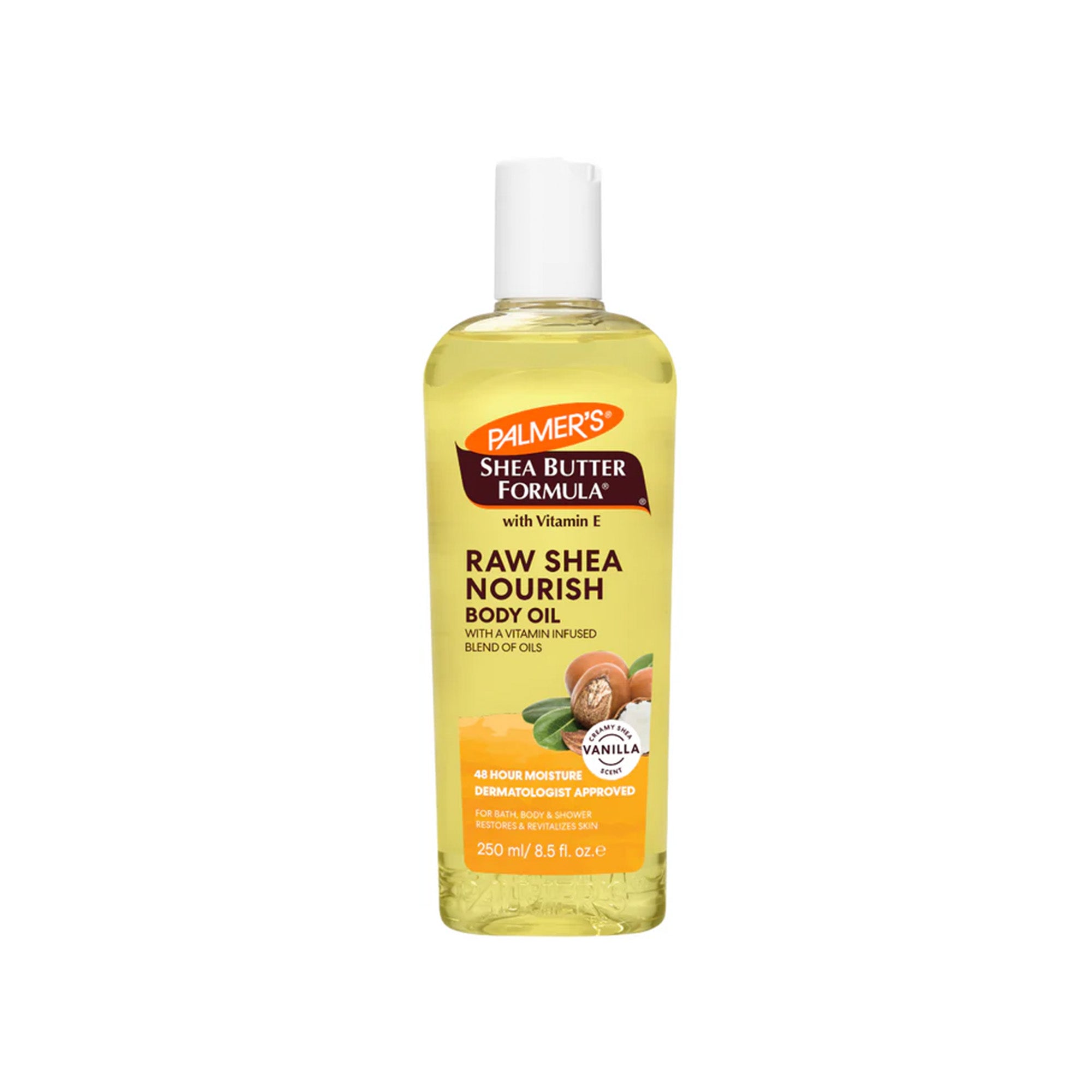 Palmer's Raw Shea Nourish Body Oil 250ml Bottle