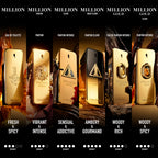 Rabanne 1 Million Gold Eau De Parfum Intense 50ml Spray